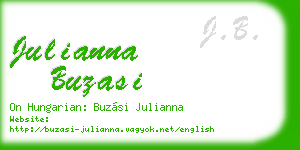 julianna buzasi business card